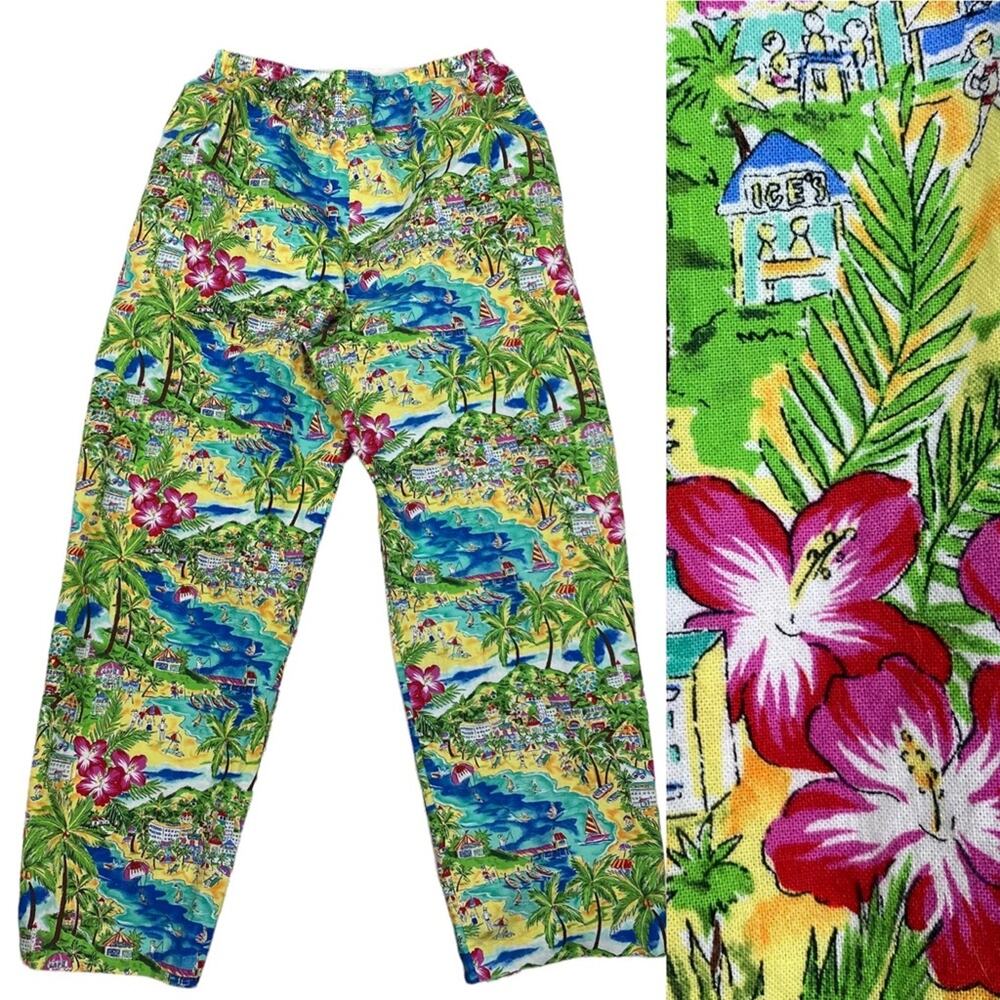 Vintage Peter Popovitch Womens Beach Pants